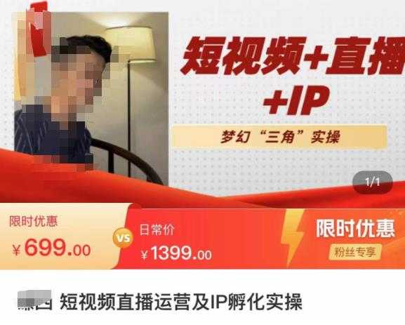 谦四·短视频直播运营及IP孵化实操，80节干货实操分享-网创资源大全