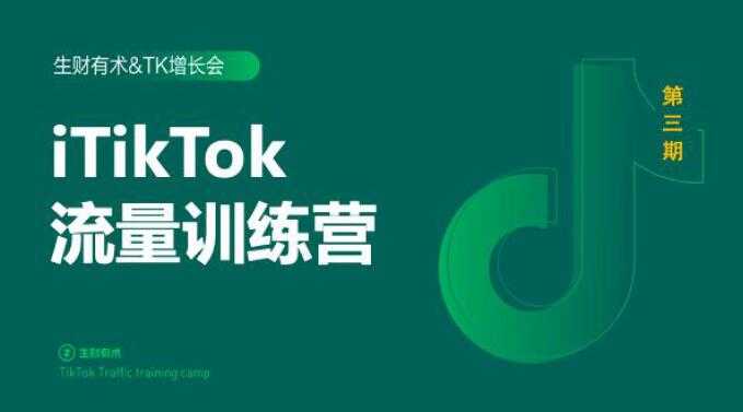 2020最新TikTok流量增长训练营（完结）附PPT-网创资源大全