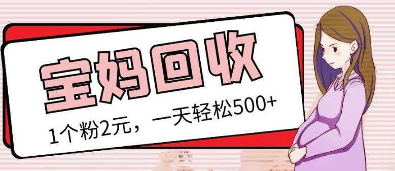 最新小红书母婴号宝妈粉回收项目,1个粉2元,一天轻松500+案例分享【粉丝包回收】-网创资源大全