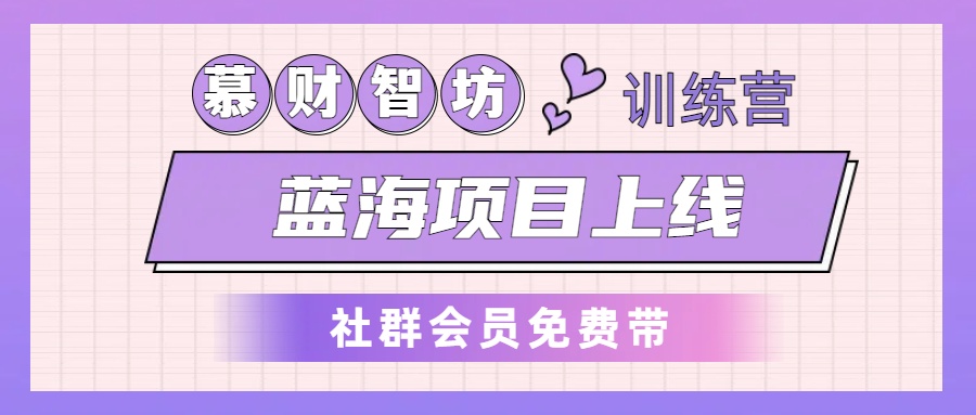 【25年5月更新】蓝海项目合集-网创资源大全