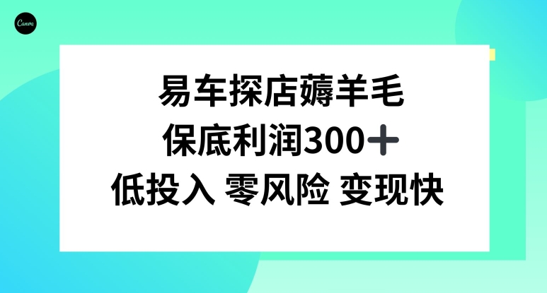 易车APP首页十亿补贴活动，选择到店补贴，保底利润300+