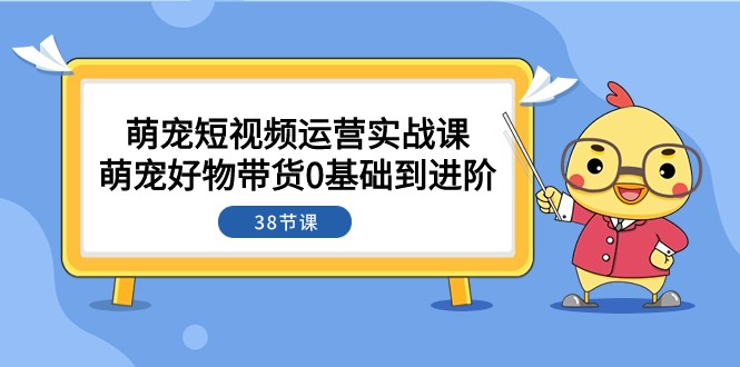图片[1]-萌宝·自媒体运营实战演练课：萌宝好货卖货0基本到升阶（38堂课）-暖阳网-优质付费教程和创业项目大全