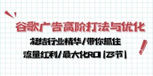 图片[1]-（10287期）谷歌广告高阶打法与优化，凝结行业精华/带你抓住流量红利/最大化ROI(23节)-中创网_分享创业资讯_最新网络项目资源_中赚