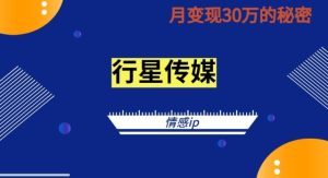 图片[1]-2024抖音情感ip项目单月变现30w的秘密全新蓝海赛道-中创网_分享创业资讯_最新网络项目资源_中赚