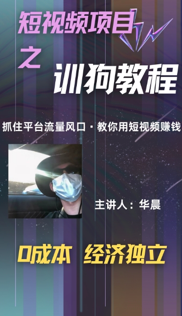 (训狗教程)训狗教学项目，详细教程讲解，月入1w 