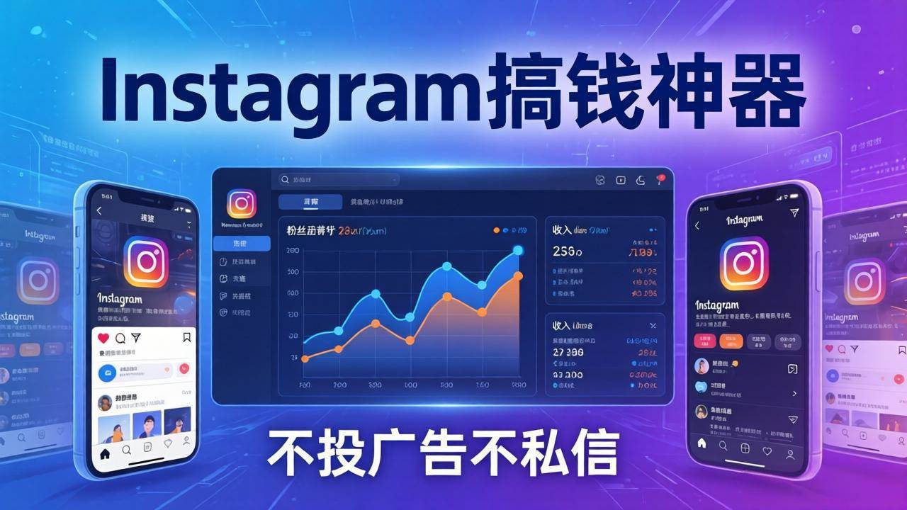 （17731期）Instagram搞钱神器：月涨6万粉+月入5万刀，不投广告不私信，靠算法+低价产品-网创资源大全