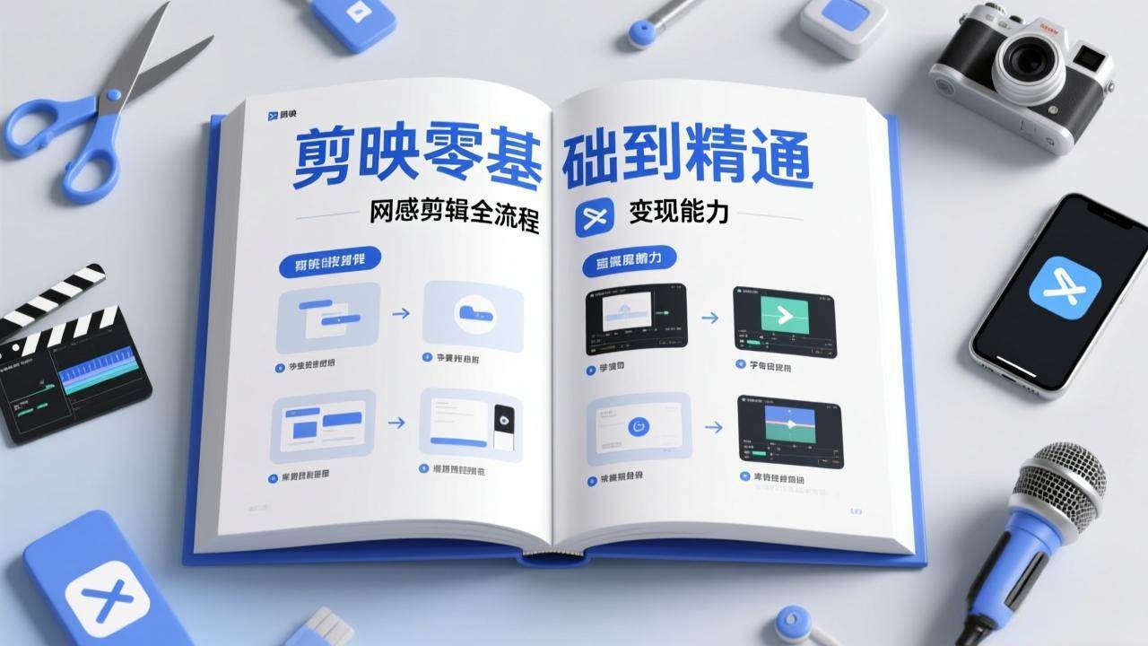 （17473期）剪映零基础也能快速上手，从入门到精通掌握网感剪辑全流程，掌握能直接变现的剪辑能力-网创资源大全