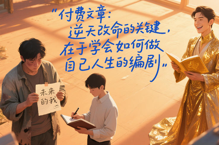 付费文章:逆天改命的关键,在于学会如何做自己人生的编剧-网创资源大全