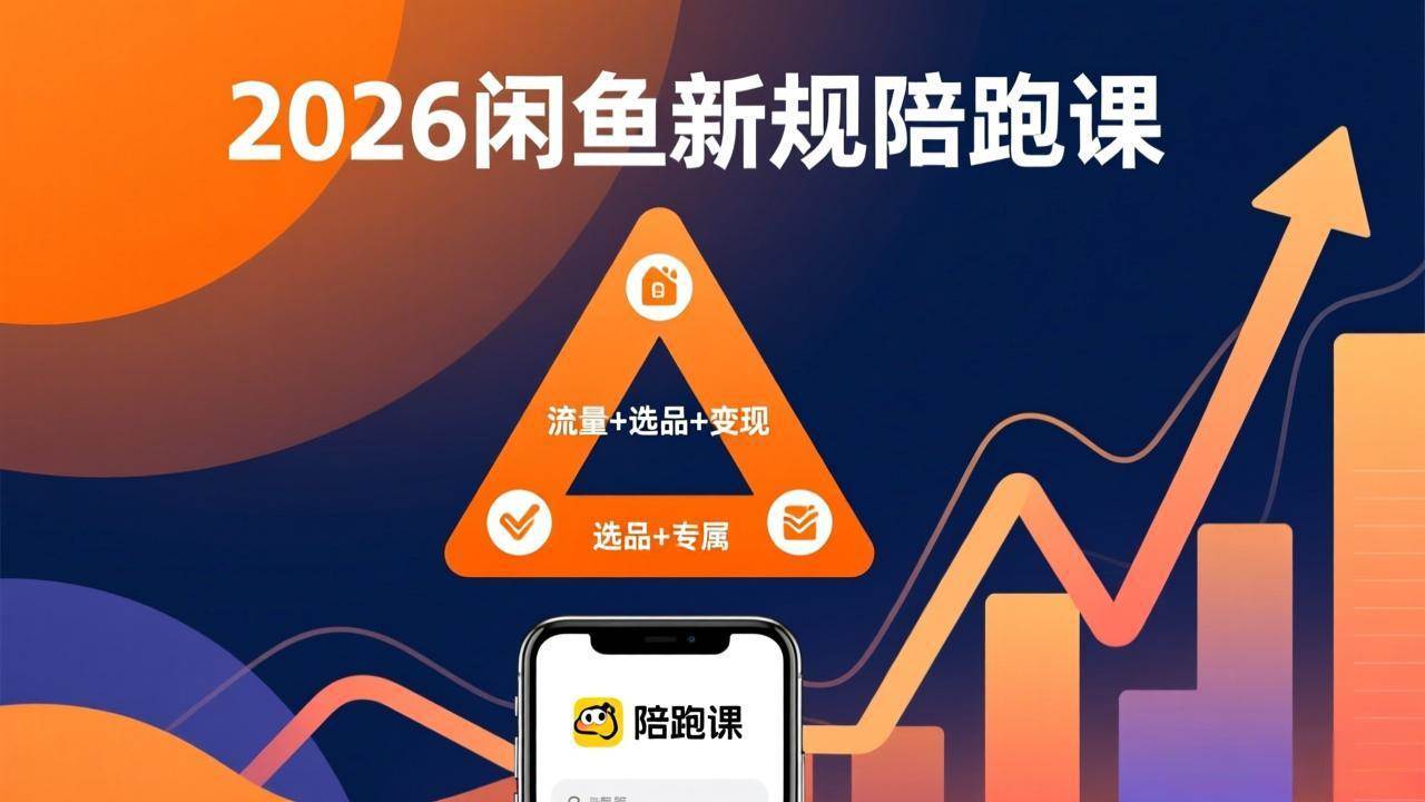 （17483期）2026闲鱼高阶陪跑课全新上线，带你吃透新规玩转选品流量，从零搭建稳定变现盈利体系-网创资源大全