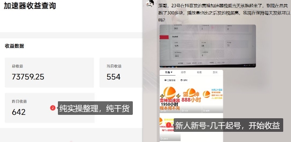 游戏加速器项目4.0_最新打法思路(爱玩游戏也能边玩边被动收益)-网创资源大全