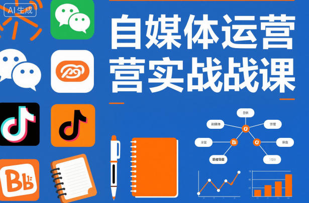 自媒体运营实战课，掌握一套系统的自媒体运营底层方法论，成为优秀的内容创作者-网创资源大全