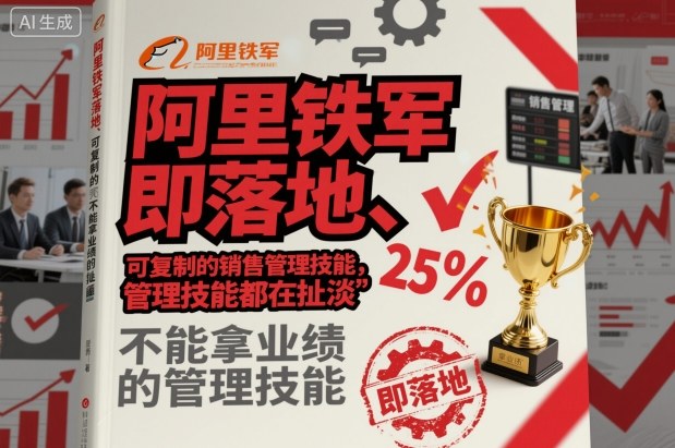 阿里铁军即落地、可复制的销售管理技能,不能拿业绩的管理技能都在扯淡-网创资源大全