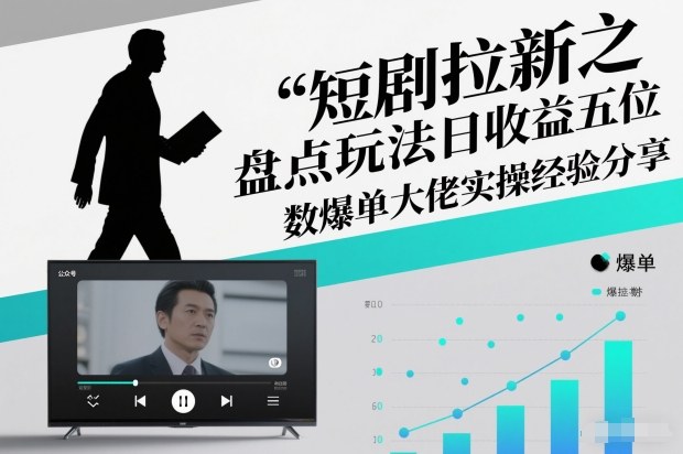 短剧拉新之盘点玩法日收益五位数爆单大佬实操经验分享-网创资源大全