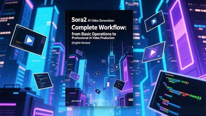 (16758期)Sora2 AI视频生成的系统教程(英文版):从基础操作到专业级AI视频制作的完整工作流-网创资源大全