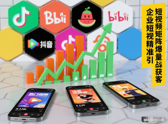 企业短视频精准引流矩阵获客，短视频矩阵爆量战法-网创资源大全