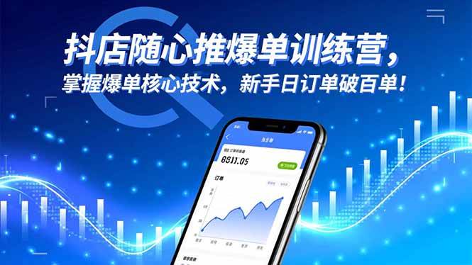 （16526期）抖店随心推爆单训练营，掌握爆单核心技术，新手日订单破百单！-网创资源大全