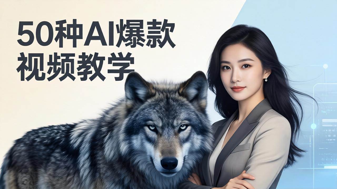 （17815期）50种AI爆款视频教学：影视级古诗词+治愈萌宠+山海经蛟龙，高阶宝典商业落地-网创资源大全