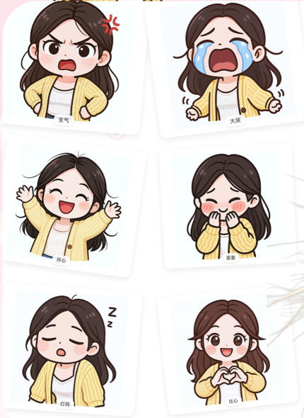 一张照片秒变多种表情包，三步就能拥有专属表情包库，零门槛玩转社交新玩法【文档】-网创资源大全