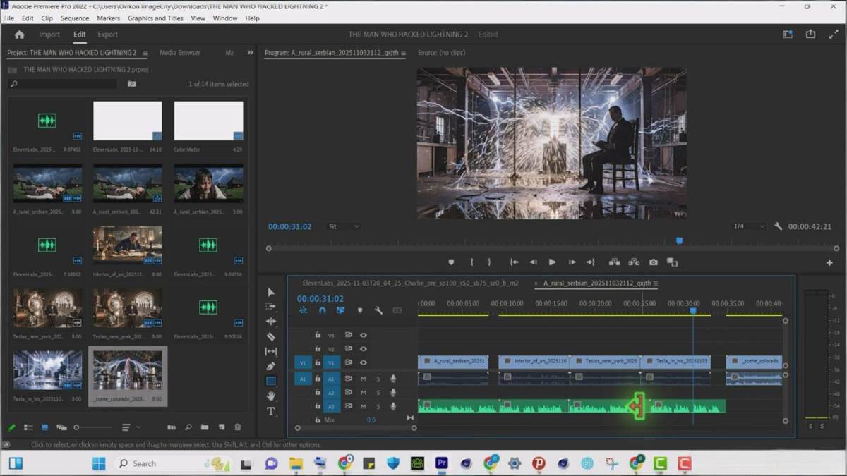 （17130期）AI电影制作终极指南：从创意到成片，系统掌握智能影视全流程实战课（中英字幕）