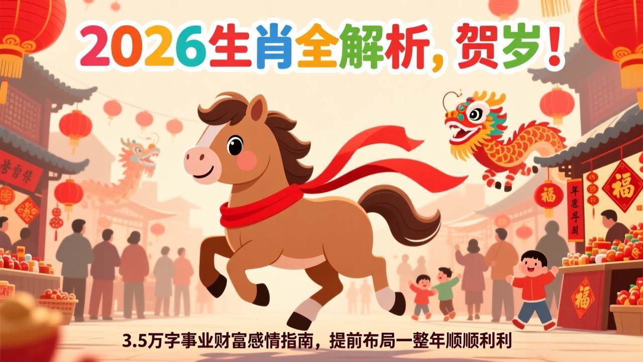 （17428期）付费文章：贺岁！2026生肖全解析，3.5万字事业财富感情指南，提前布局一整年顺顺利利-网创资源大全