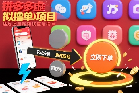 拼多多虚拟撸单项目，跳过选品和测试直接撸单-网创资源大全