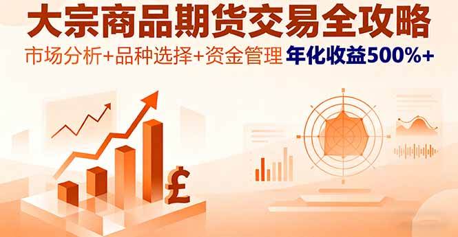 图片[1]-（16083期）大宗商品期货交易全攻略，市场分析+品种选择+资金管理，年化收益500%+-网创资源大全