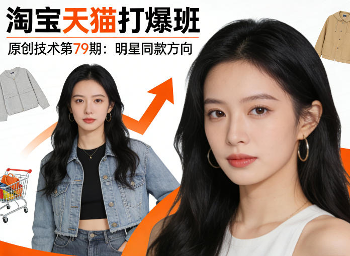 《淘宝天猫打爆班》原创技术第79期：明星同款方向-网创资源大全