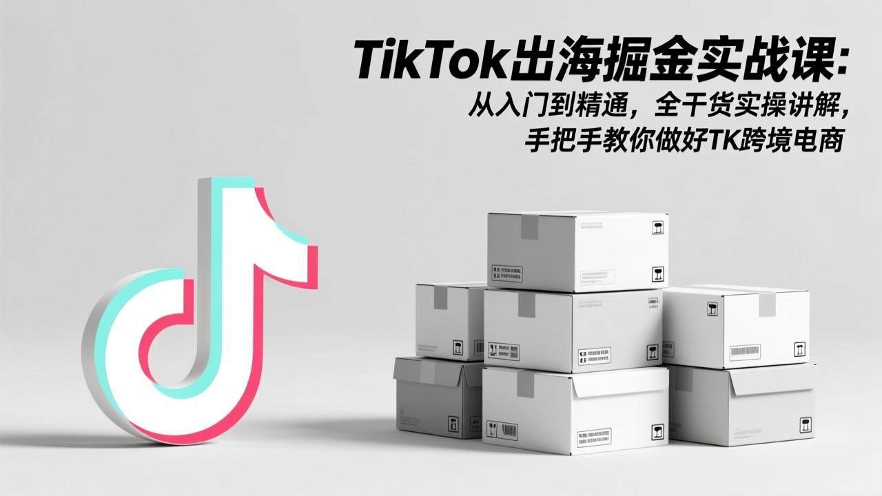 （17368期）TikTok出海掘金实战课：从入门到精通，全干货实操讲解，手把手教你做好TK跨境电商-网创资源大全