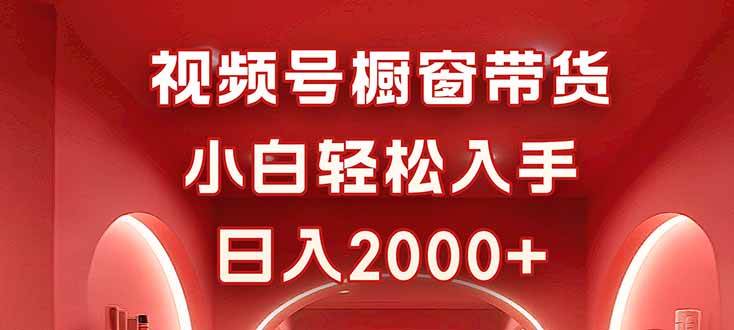 图片[1]-（16248期）视频号橱窗带货，小白轻松入手，日入2000+-网创资源大全