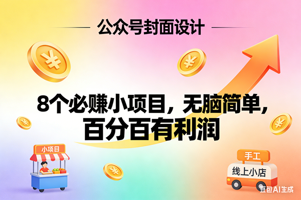 （17333期）8个必赚小项目，无脑简单，百分百有利润，副业首选，日入300+-网创资源大全