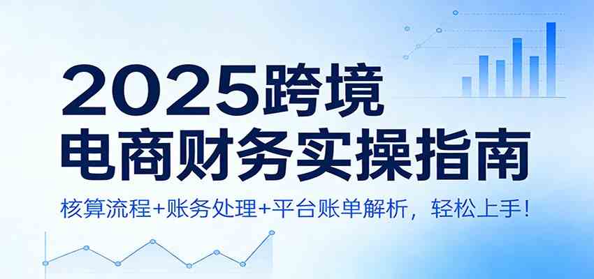 2025跨境电商财务实操指南:核算流程+账务处理+平台账单解析,轻松上手!-网创资源大全