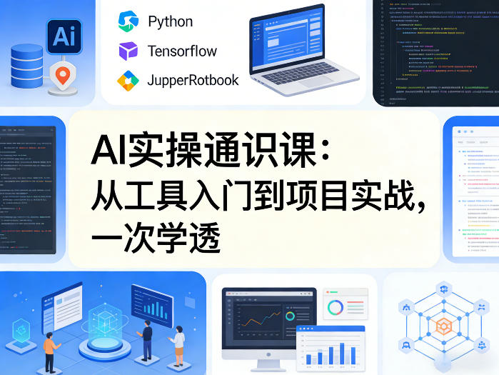 AI实操通识课，从工具入门到项目实战，一次学透-网创资源大全
