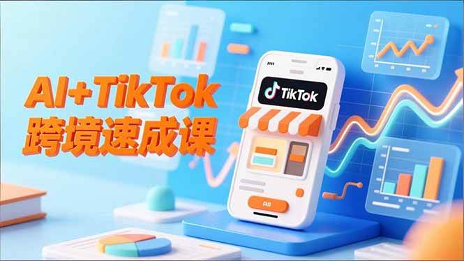 （16745期）AI+TikTok跨境速成课，智能翻译、店铺定位、流程拆解，7天高效上线运营-网创资源大全