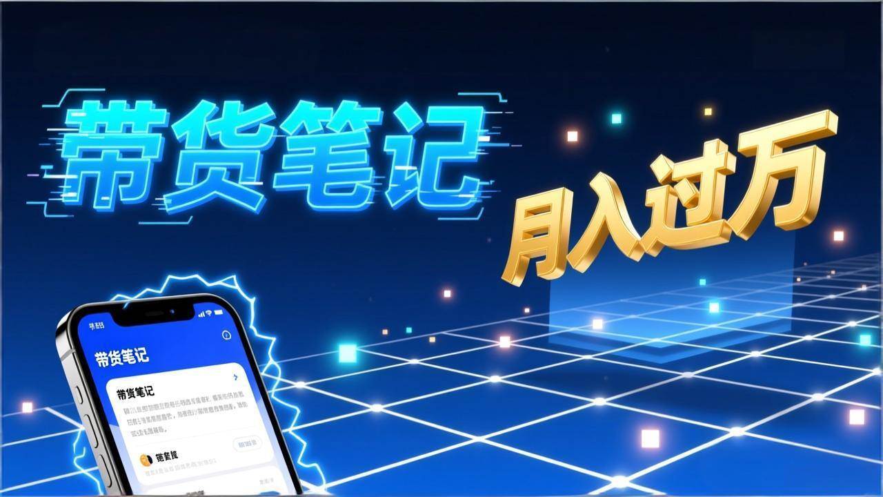 （17229期）小红书爆款笔记带货实战：拆解封面标题正文全要素，手把手教你单篇笔记带货月入过万-网创资源大全