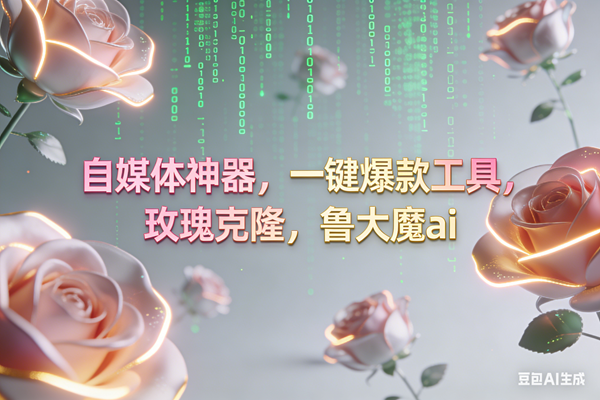 (16957期)ai鲁大魔,自媒体必备的软件,玫瑰克隆神器,一键爆款,详细教程 (16957期)ai鲁大魔,自媒体必备的软件,玫瑰克隆神器,一键爆款,详细教程