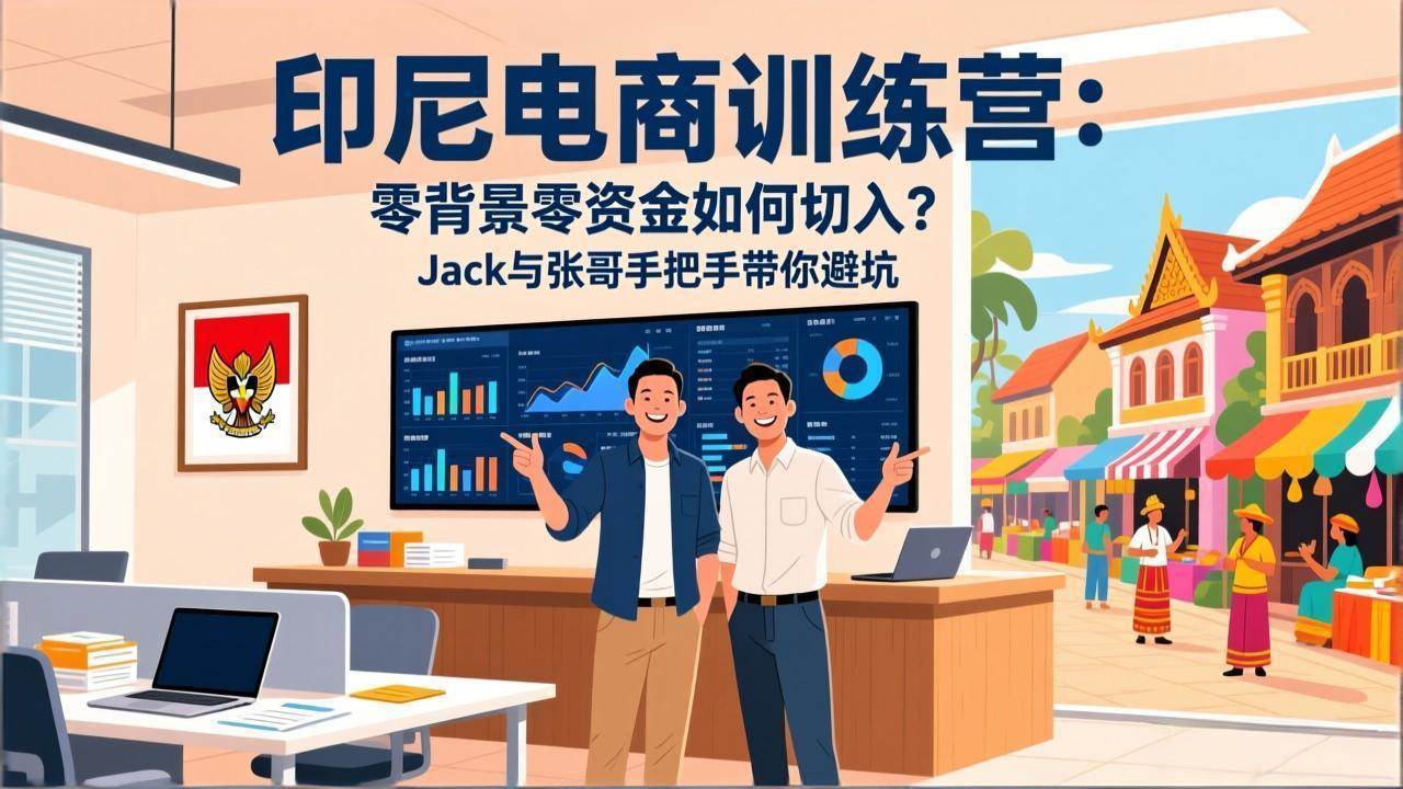 （17533期）印尼电商训练营：零背景零资金如何切入？Jack与张哥手把手带你避坑-网创资源大全
