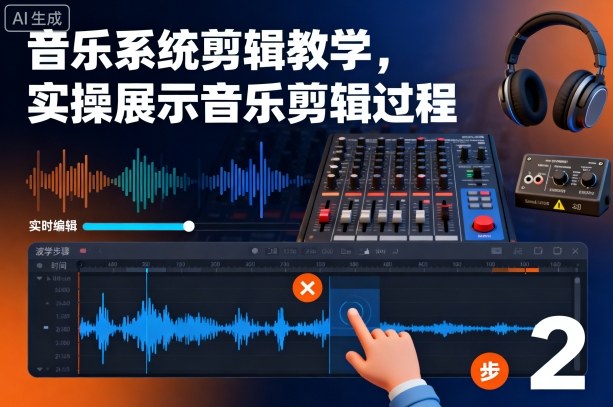 音乐系统剪辑教学,实操展示音乐剪辑过程-网创资源大全
