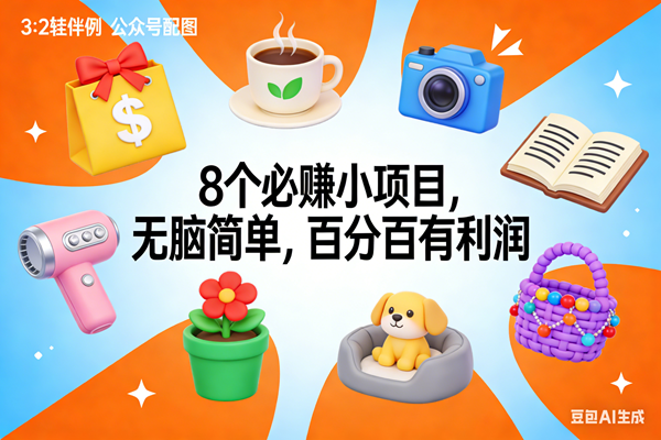 （17114期）8个必赚小项目，无脑简单，百分百有利润，副业首选，日入300+-网创资源大全