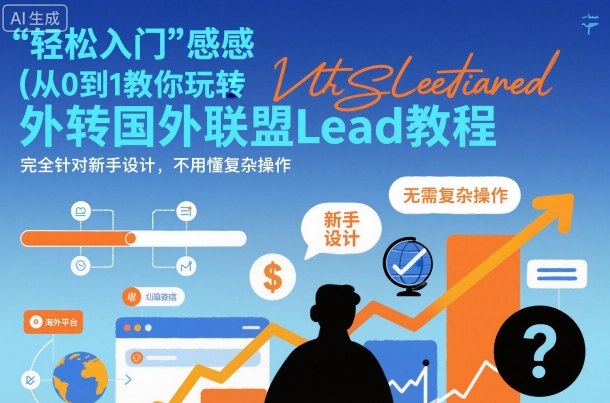 国外联盟賺美刀项目，从0到1教你玩转国外联盟Lead教程，纯新手可操作性100%-网创资源大全