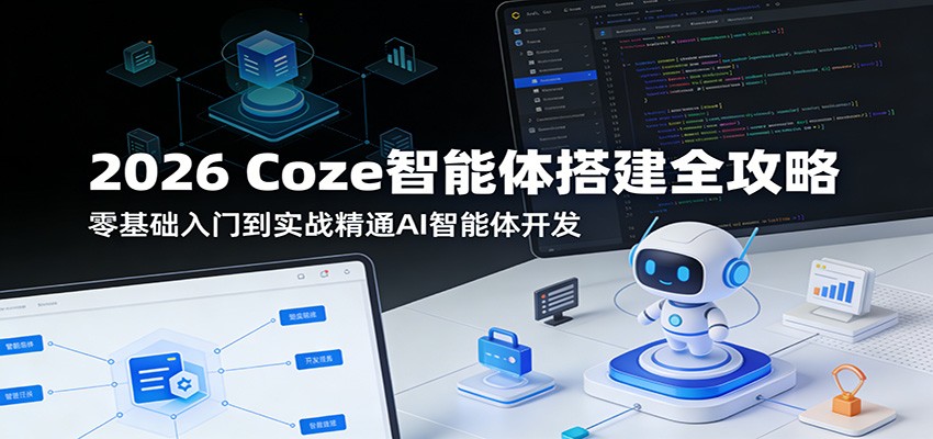 2026 Coze智能体搭建全攻略:零基础入门到实战精通AI智能体开发-网创资源大全