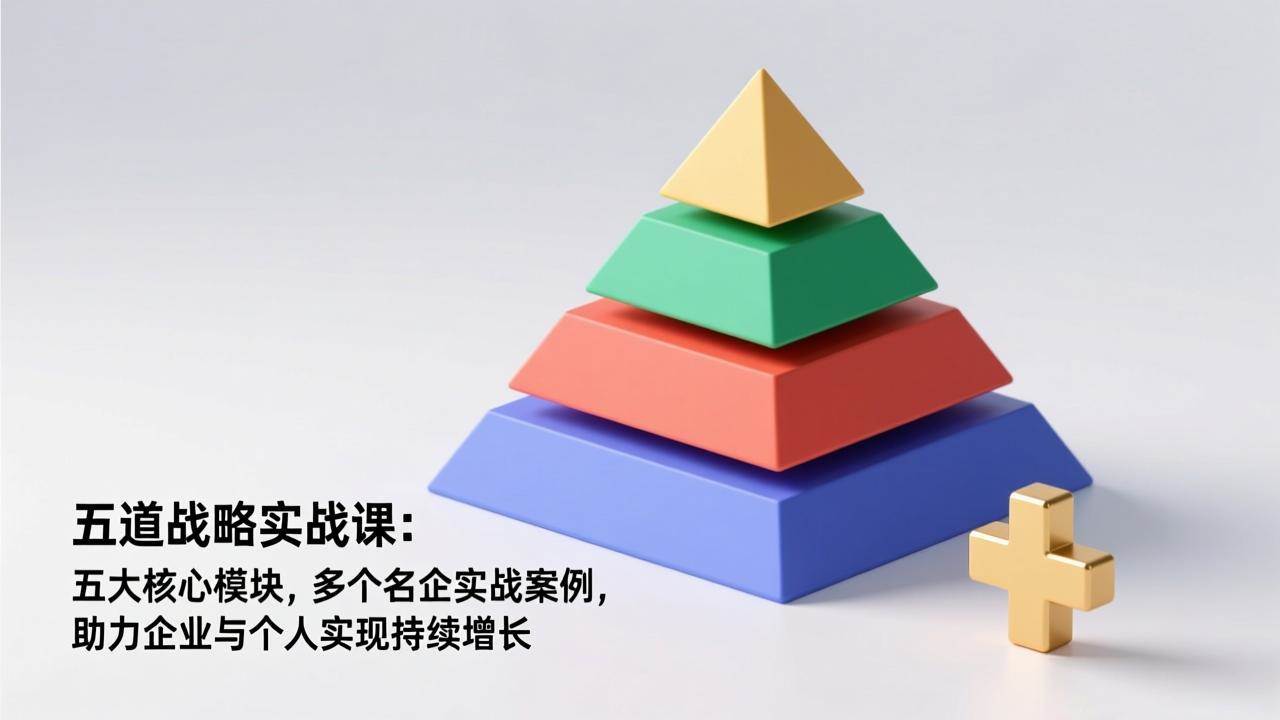 （17095期）五道战略实战课：五大核心模块，多个名企实战案例，助力企业与个人实现持续增长-网创资源大全