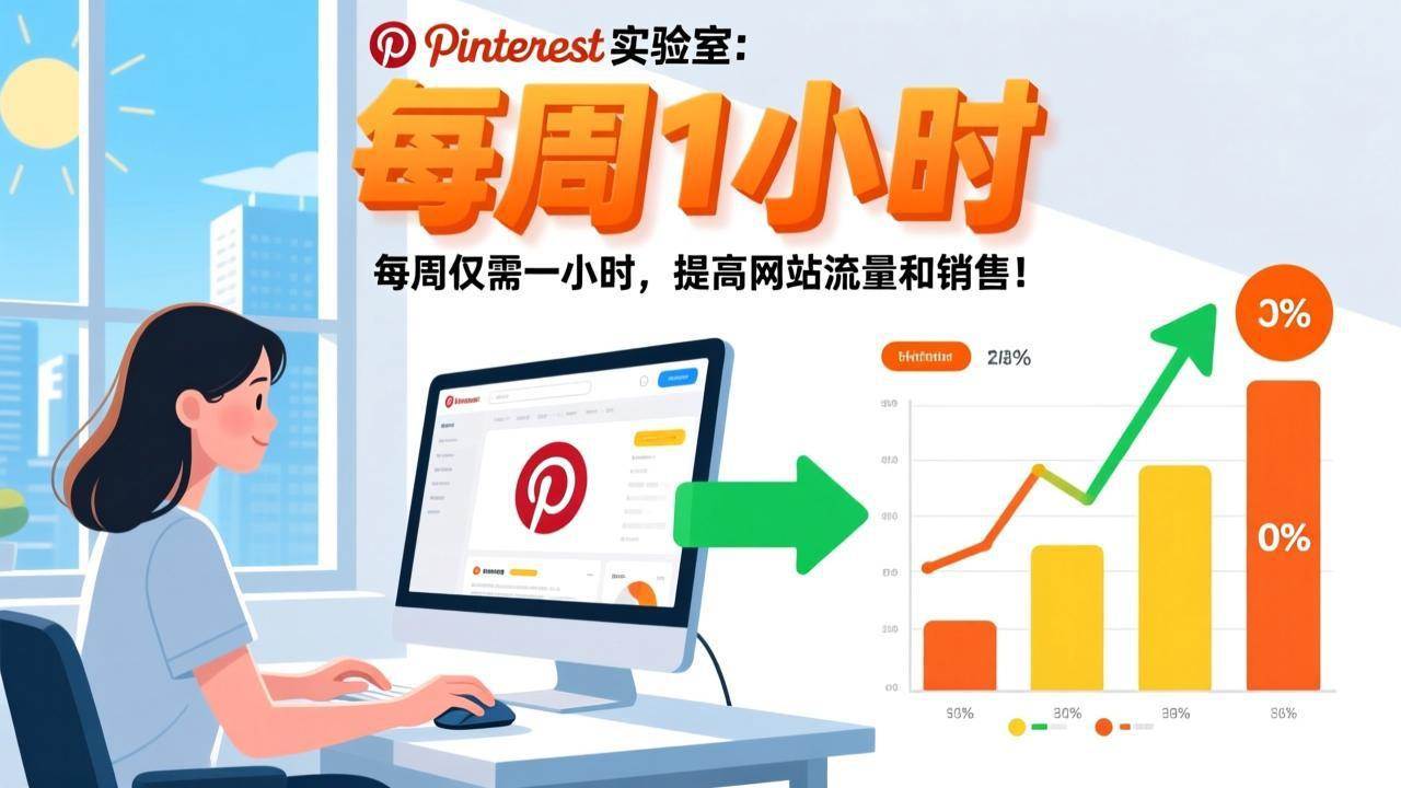 （17505期）Pinterest实验室：每周仅需一小时，提高网站流量和销售！-网创资源大全