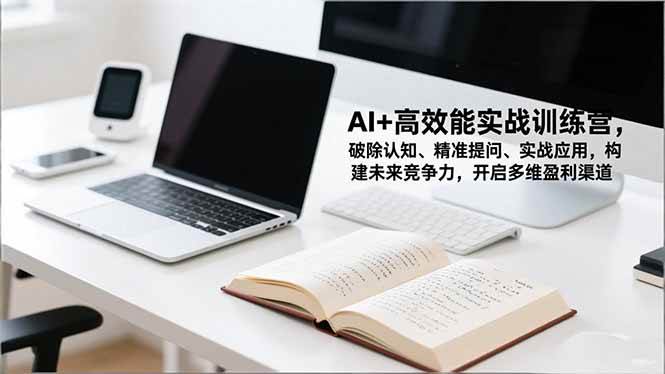 (16635期)AI+高效能实战训练营,破除认知、精准提问、实战应用,构建未来竞争力,开启多维盈利渠道-网创资源大全