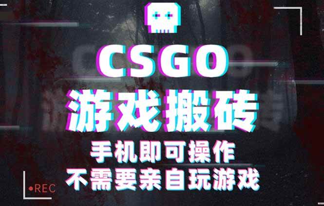 图片[1]-（16090期）CSGO游戏挂机捡漏，单日扫货500+，年底小高峰上车可吃肉，手机即可操作…-网创资源大全