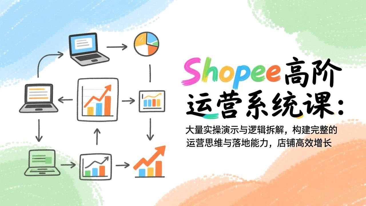 （17124期）Shopee高阶运营系统课：大量实操演示与逻辑拆解，构建完整的运营思维与落地能力，店铺高效增长-网创资源大全